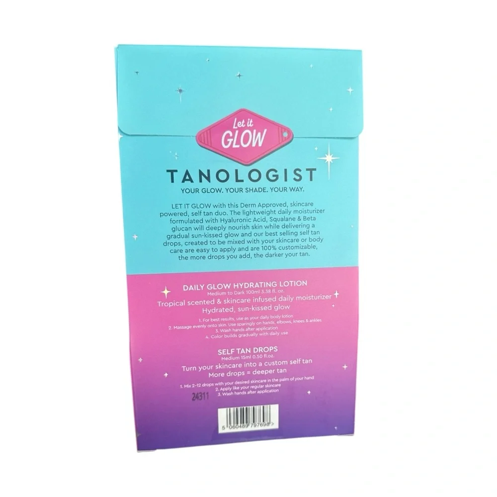 Tanologist Let‎ it Glow 2-piece gift set NIB